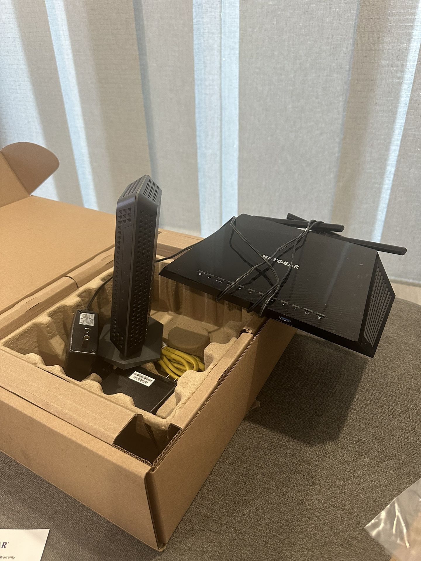 Modem and Router