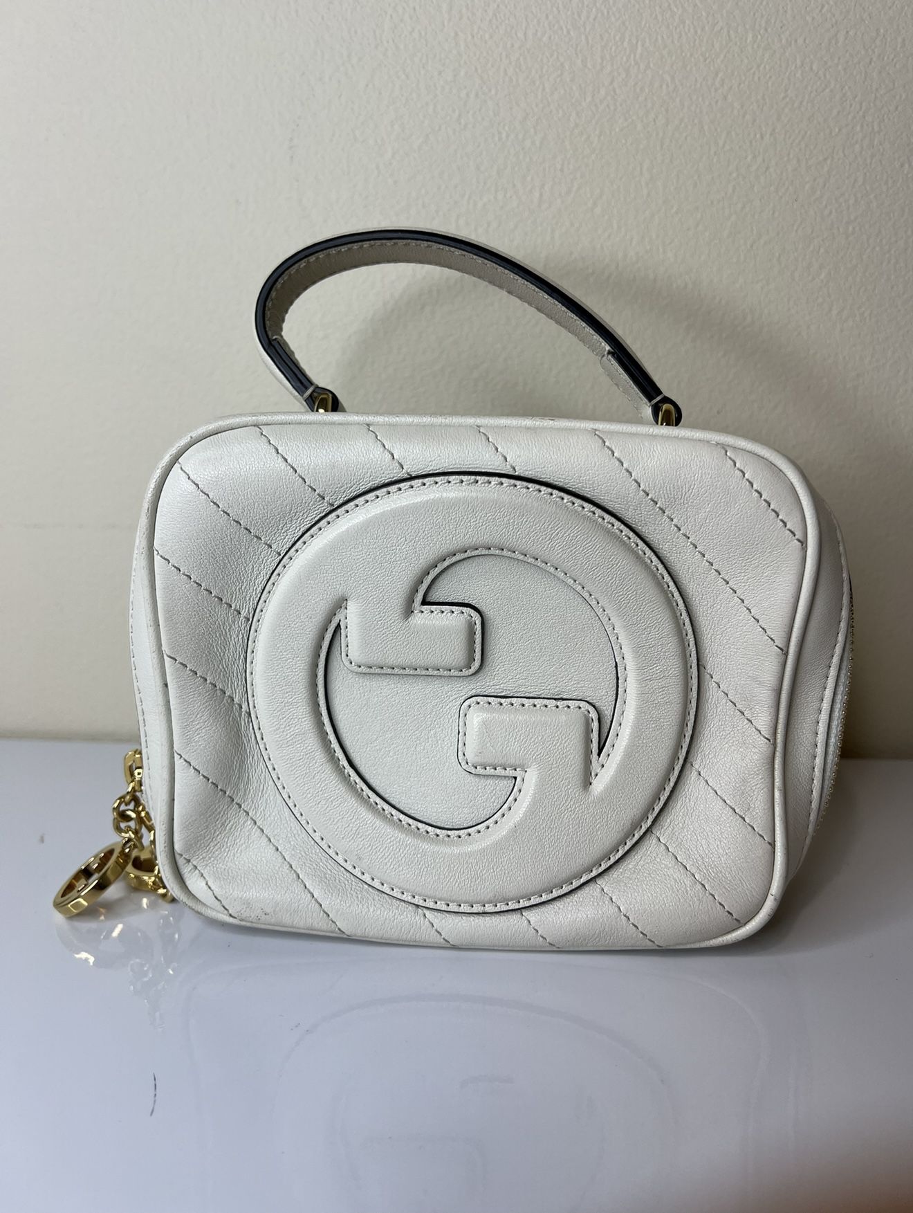 Gucci Blondie Mini Bag – White Leather – Authentic – Excellent Condition (No Shoulder Strap)