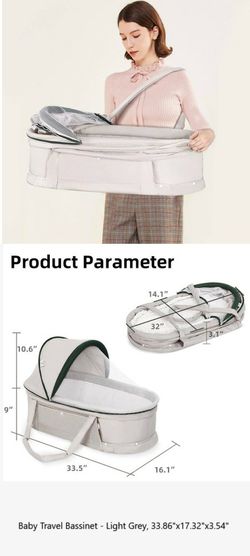 Portable Foldable Baby Travel Bassinet - Brand New In Box