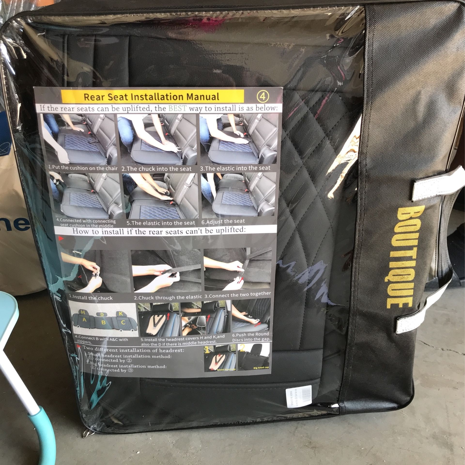Boutique Rear Seat Covers