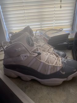 Jordan 6 Rings White Cool Grey $45