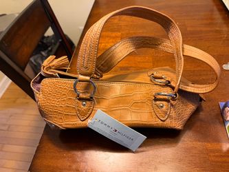 Tommy Hilfiger Croc-Embossed Handbag