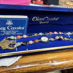 Oleg Cassini Quartz With Bracelet
