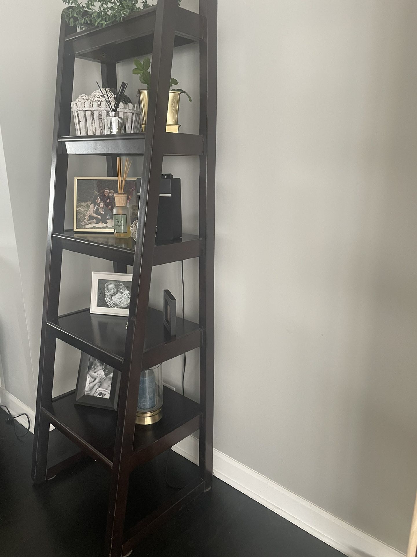 Real Wood Ladder Shelf From Macy’s