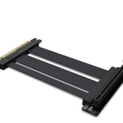 NZXT PCIe 4.0x16 Riser Cable - AB-RC200-B1 - Flexible and Shielded Riser Cable -