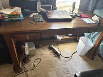 Wood desk