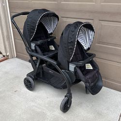 GRACE Double Baby Stroller & Toddler Stroller