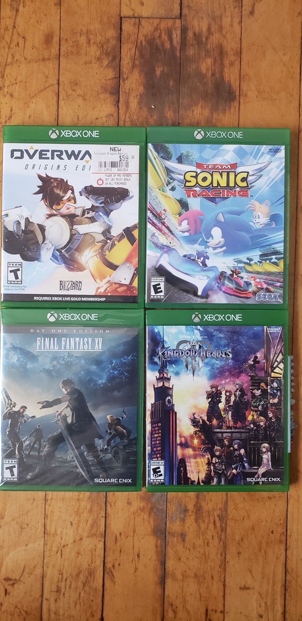 4 Xbox one games