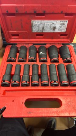 Milwaukee 1/2" Drive Deep Impact Socket Set