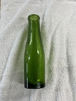 Vintage Green Glass Case