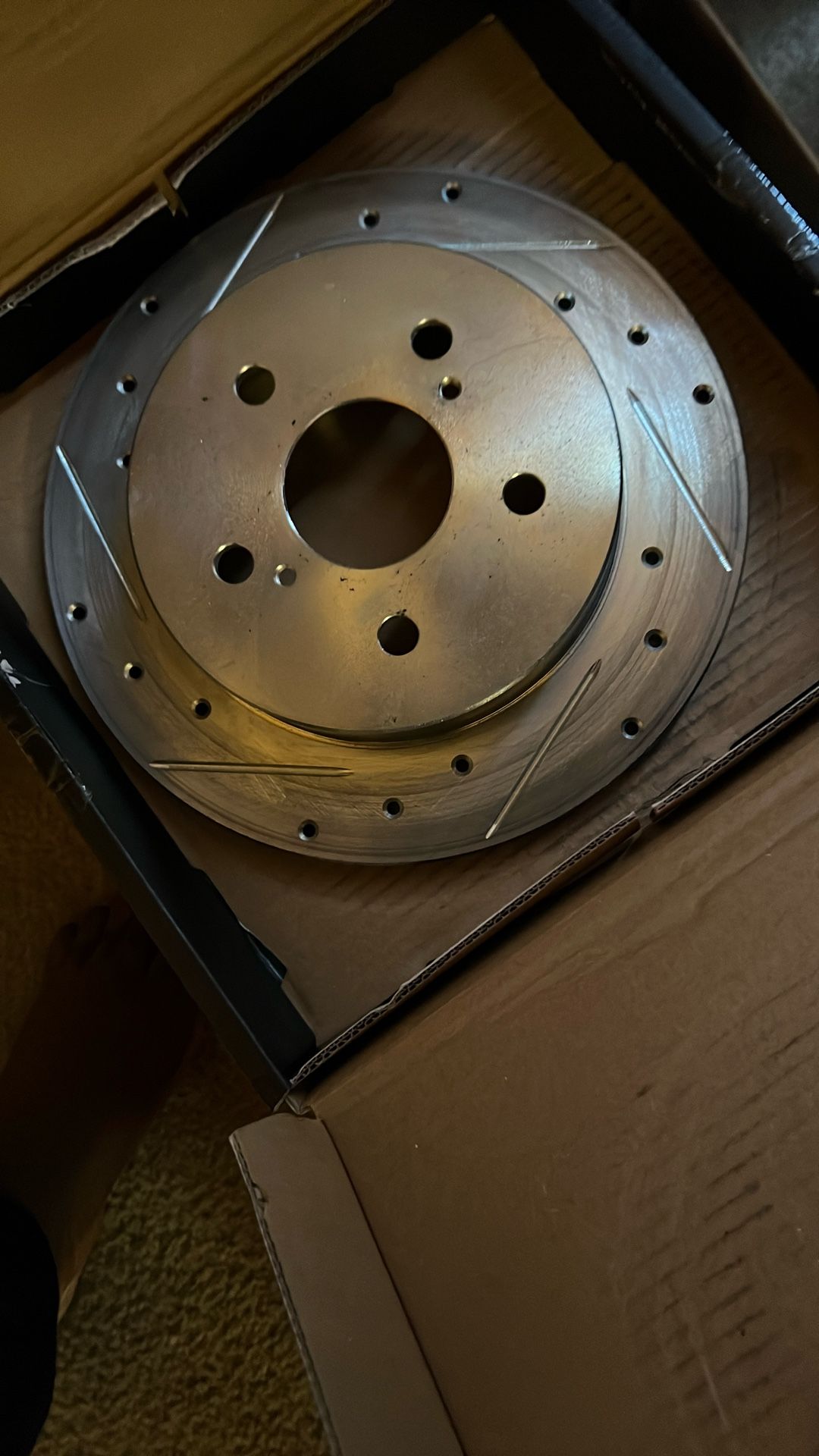  Drilled Sport Rotors For The Front And Back Wheels