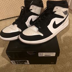 Jordan 1 Mid Diamond Shorts - Size 11 Men Shoes 