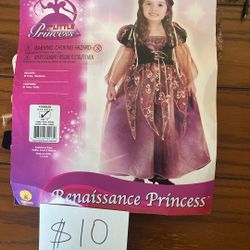 Toddler Sz2-4 Renaissance Princess