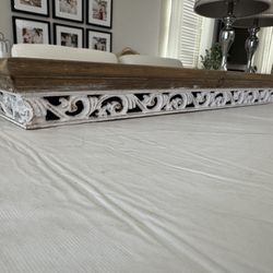 White Wood Decorative Shelve