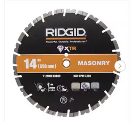 Shop RIDGID 14 in. Masonry Diamond Blade