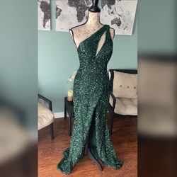 Emerald Green Formal Dress 