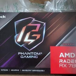 Asrock Phantom Gaming  AMD RX 7800XT 16GB Open Box