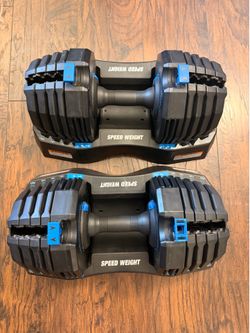 100LB Adjustable Dumbbells Set of 2