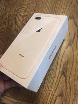 Brand New sealed Rose Gold 256gb iPhone 8 Plus for AT&T Cricket Straight Talk and H2O APPLE WARRANTY TO 12/17/2018