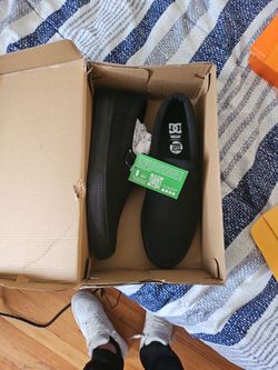 DC slip on 12.5 black new shoes