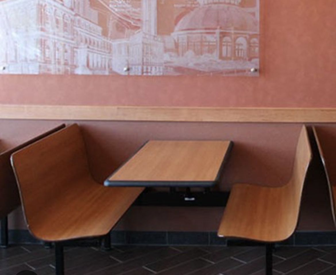 Restaurant Style Booth 