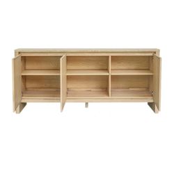 New in box Blake Beige Travertine Sideboard