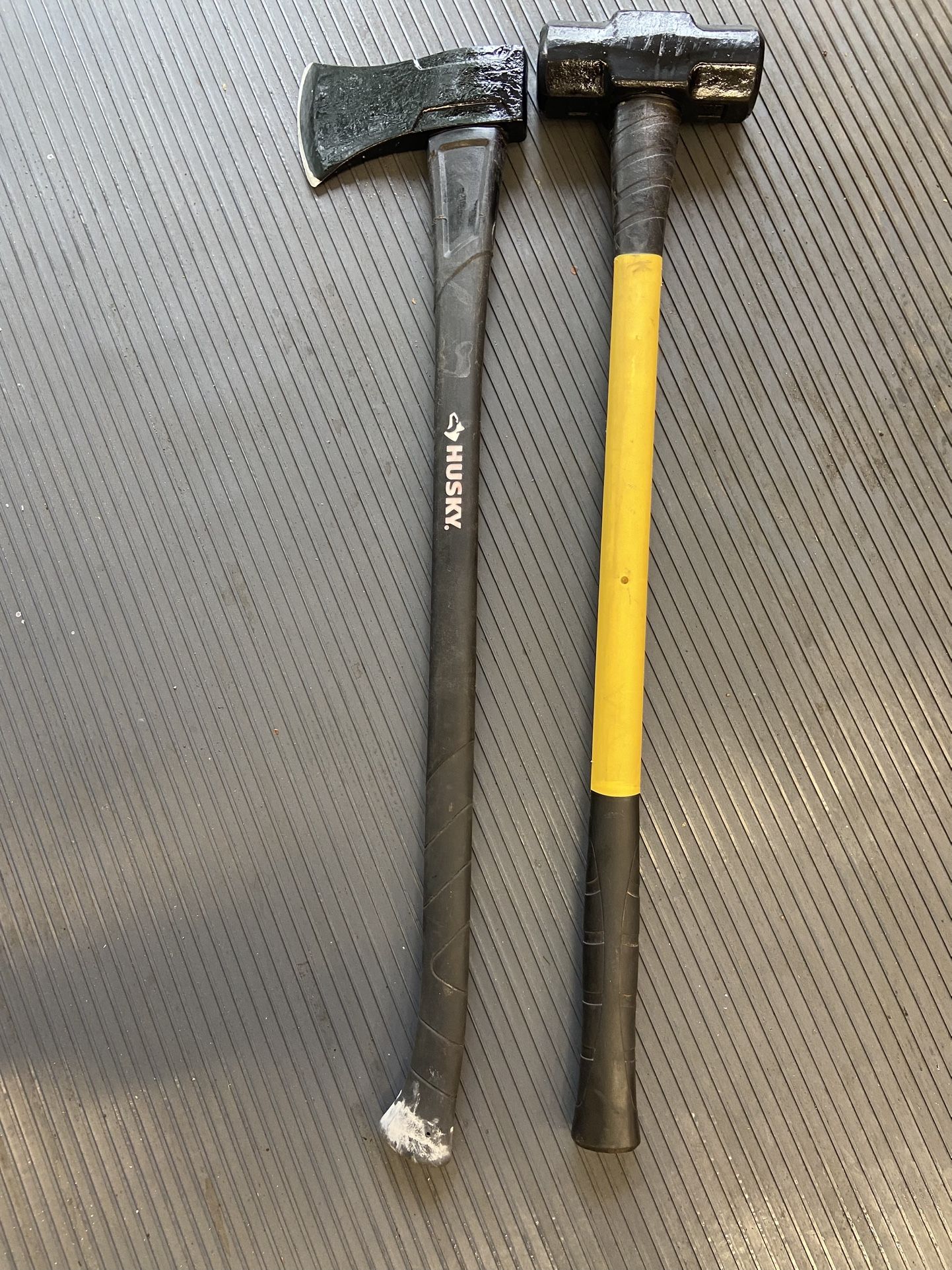 Sledge hammer and Axe