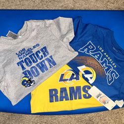 Toddler Boy LA Rams Shirts Size 3t