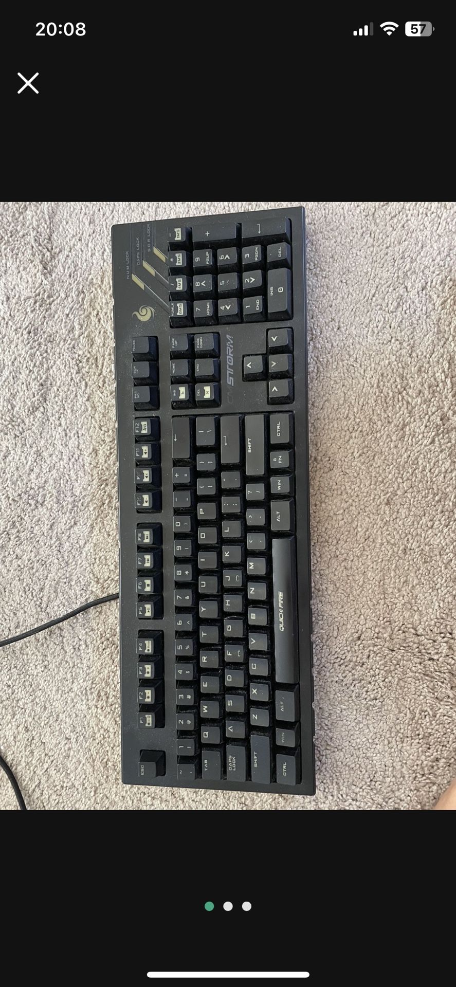 CM Storm Quick Fire Pro Mechanical Gaming Keyboard