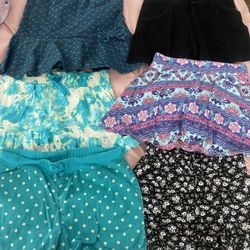 Girls shorts and skirts size 10/12