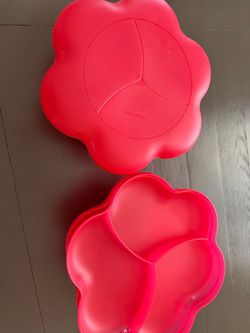 Tupperware chip n dip bowls