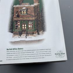 Norfolk Biffins Bakery Dept 56 Dickens Village Piece