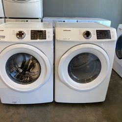 SAMSUNG XL CAPACITY WASHER DRYER ELECTRIC SET 