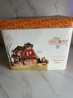 Department 56  Original Snow Village Haunted Barn Gift Set