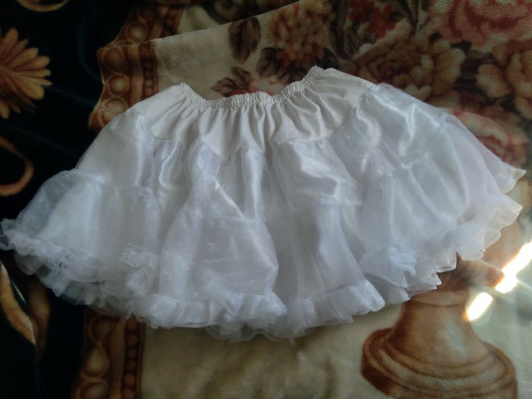 White Medium Petticoat 
