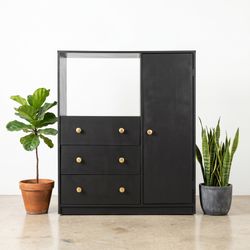Large Black Cabinet