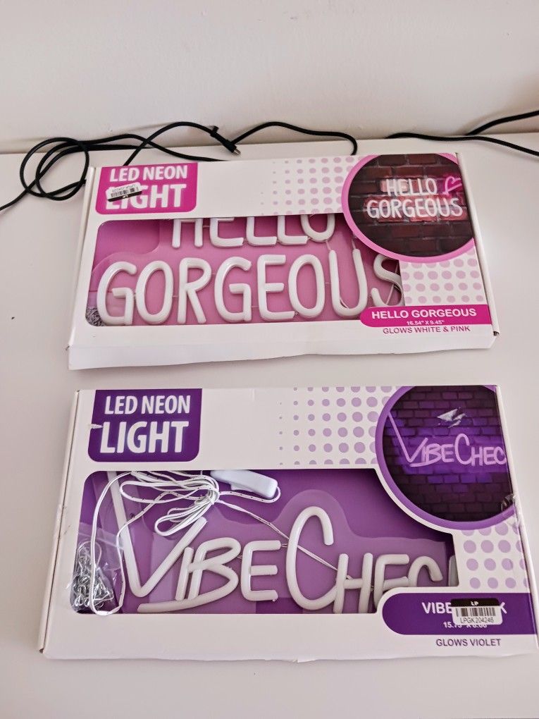  3 Led Neon Light New. 
Only 10 dollars each.
Incredible deal. 