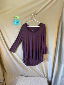 Merona Women's Berry Purple Sleepwear Top Size XXL NWT