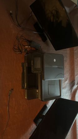 HP Photosmart 7520 All-In-One Wireless Printer Scanner Copier Fax TESTED WORKING with   Element 32" LED TV — Working