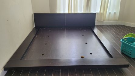 Free king platform bed frame