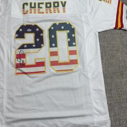 Kansas City Chiefs - Deron Cherry red autographed signed jersey - PSA COA