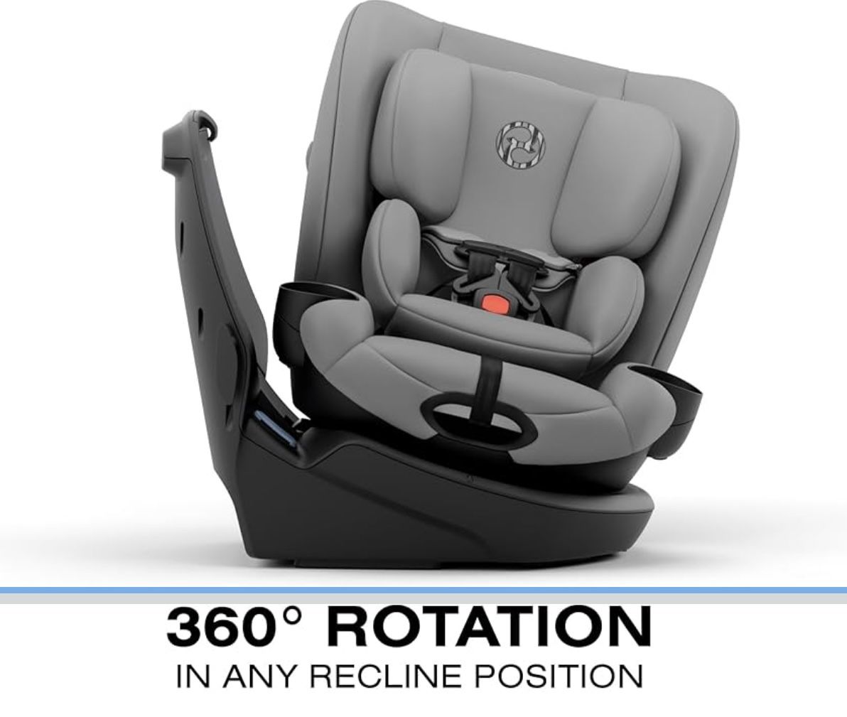 Callisto G 360 Select Rotating All-in-One Convertible Car Seat - Grey  Brand Cybex Installation Type Seat Belt Material Plastic Color Grey Orientation