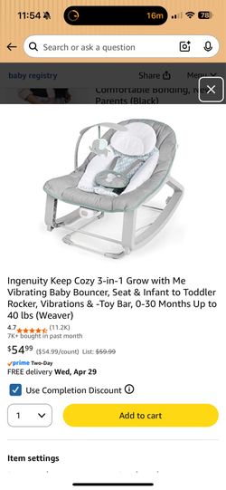 Ingenuity 3-in-1 Bouncer