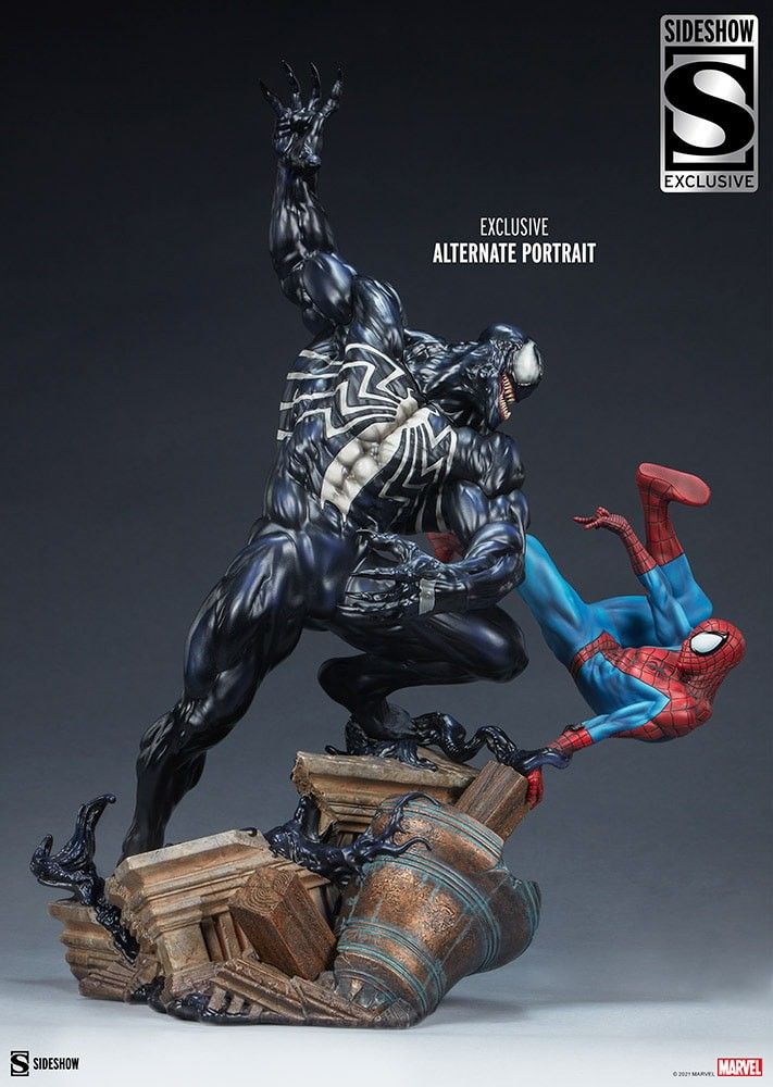 Sideshow Marvel Venom Vs Spiderman Statue