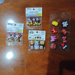 Disney Mickey Mouse Minute Mouse Tsum Tsum Buttons And Croc Charms