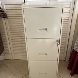 3 Tier Metal File Cabinet 