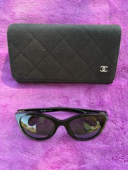 Chanel Polarized Cat-Eye Sunglasses with Case