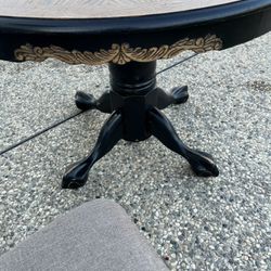 Pedestal Dining Table And 4 Chairs  100 OBO 