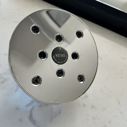 Delta Universal Showering H2OKinetic Single-Setting Raincan Shower Head