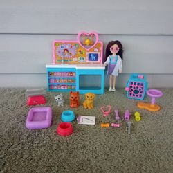 Barbie Doll and Playset Chelsea Can Be Veterinarian Toy Girls Birthday Gift Idea